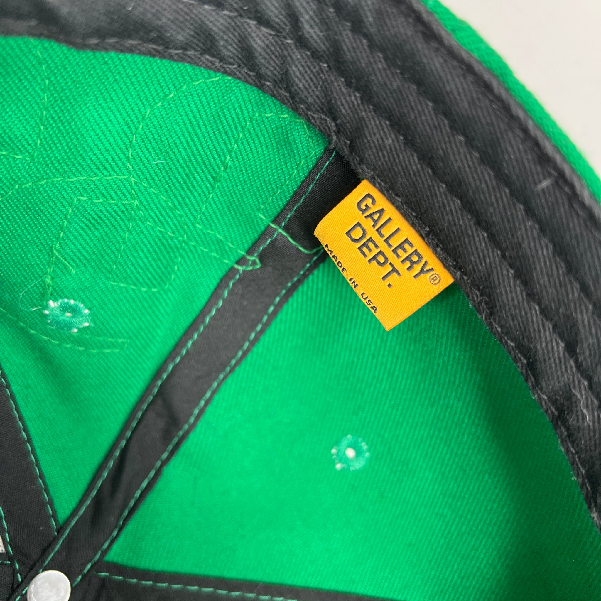 Gallery Dept Art That Kills Green G Patch Fitted Hat