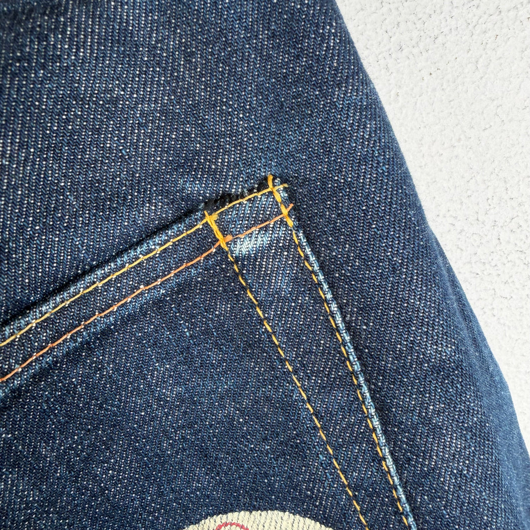 Evisu Indigo Back Pocket Jeans