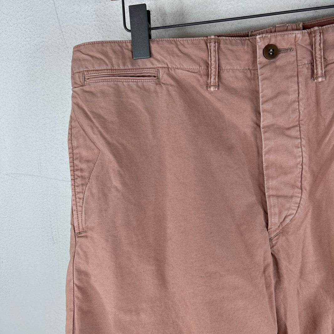 RRL Pink Officer Fit Chino Trousers