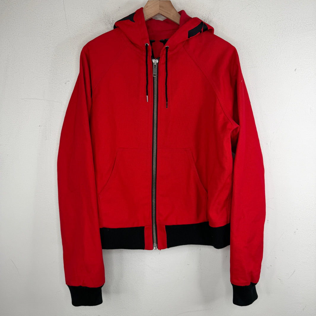 Vlone Red Hood Logo Work Jacket