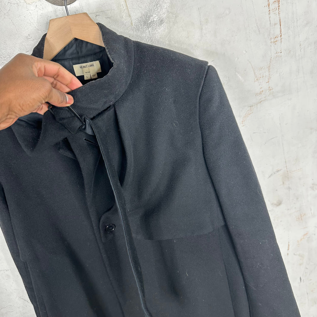 Helmut Lang Band Collar Coat