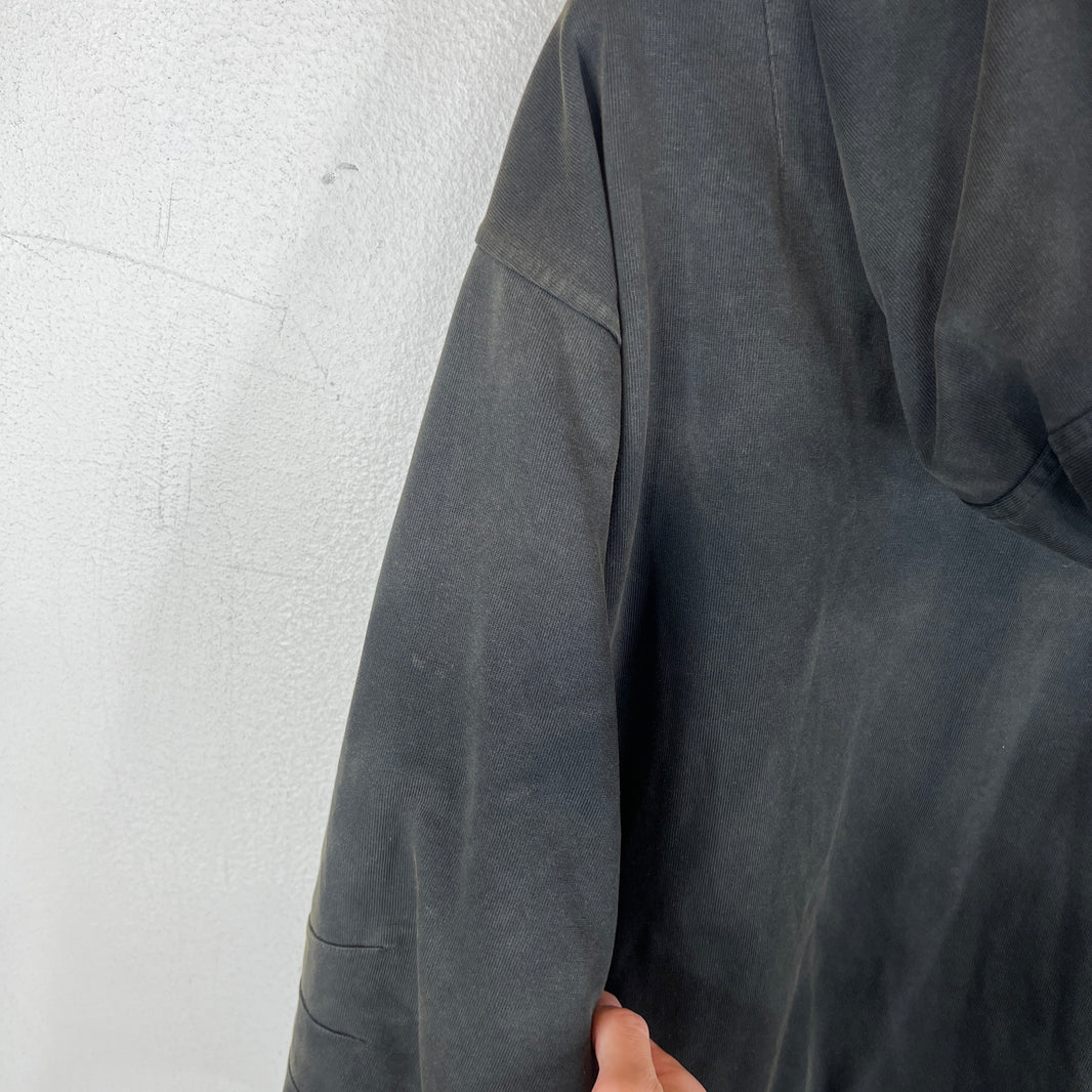 424 Black Double Crest Embellished Hoodie