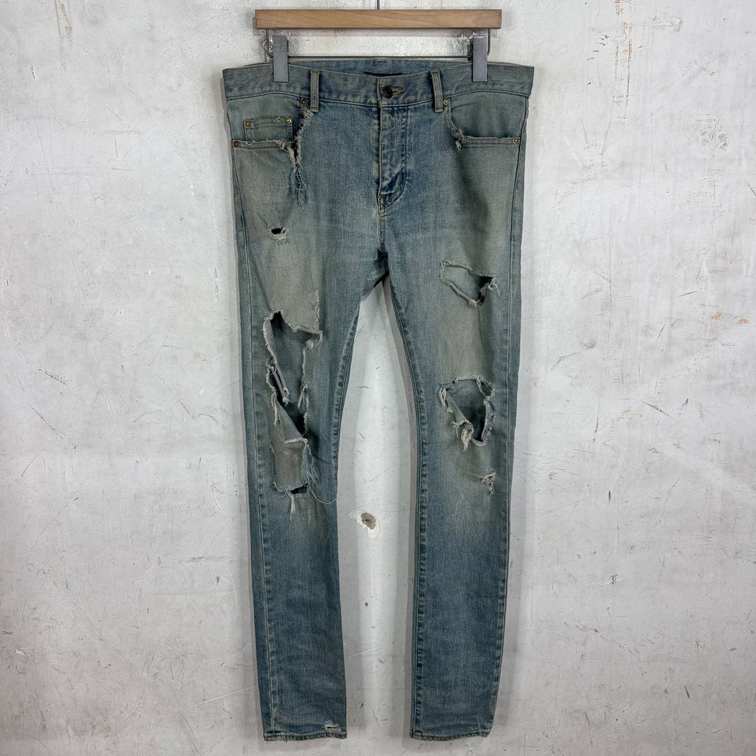 Saint Laurent D02 Crash Denim