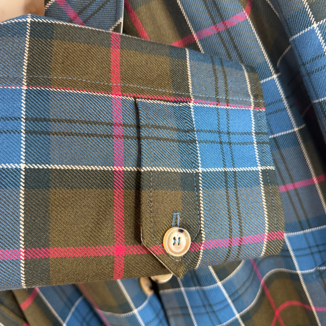 Gucci Plaid Tiger Trench Coat
