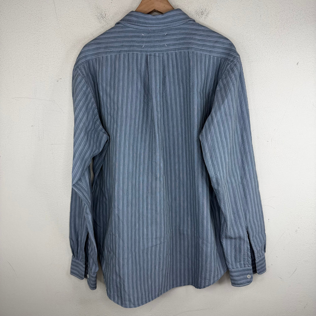 Margiela Blue Striped L/S Shirt