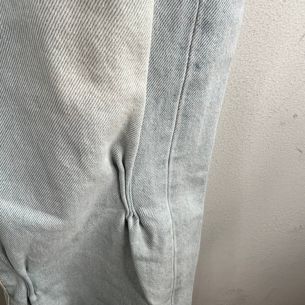 424 Cinched Blue Straight Leg Jeans