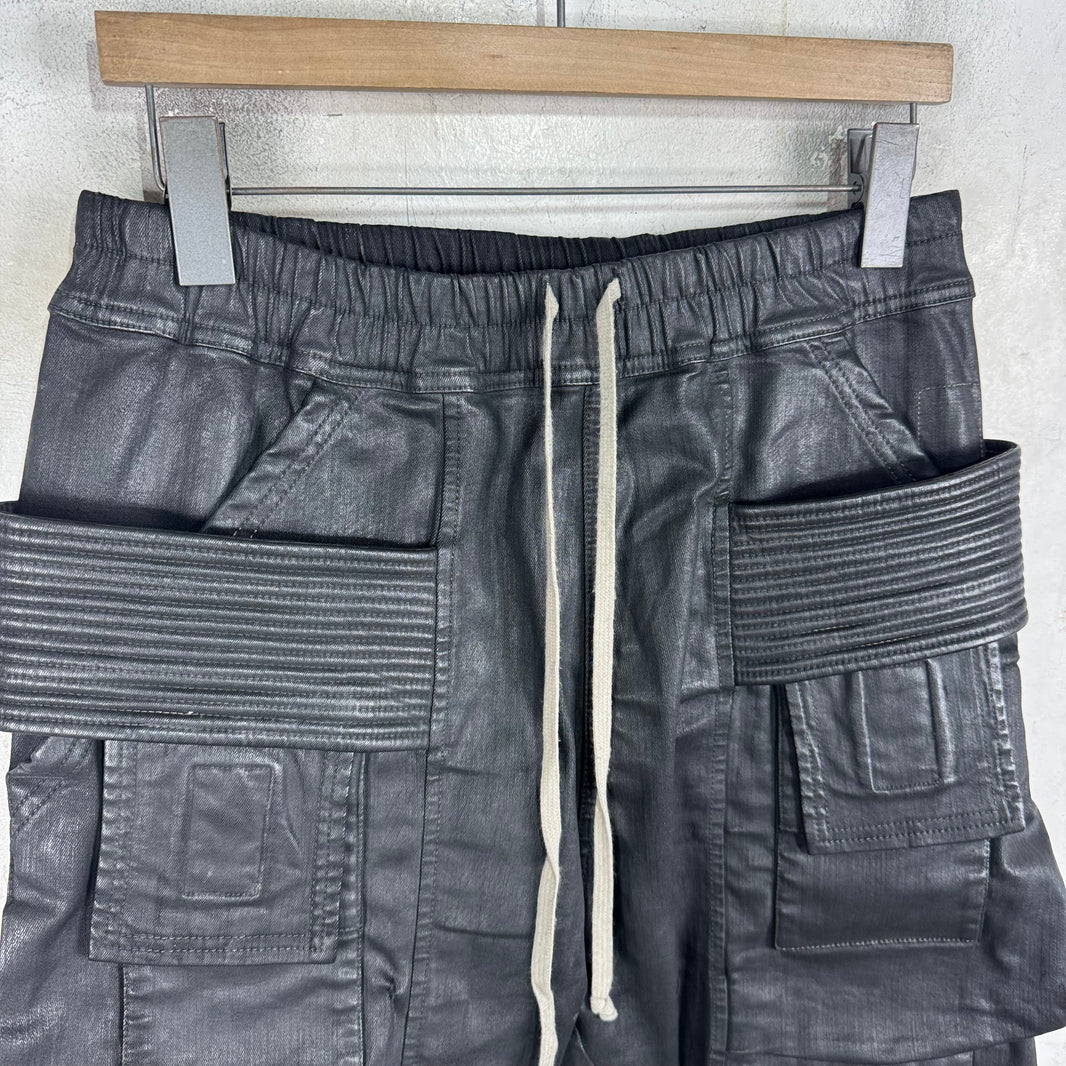 DRKSHDW Waxed Creatch Cargos