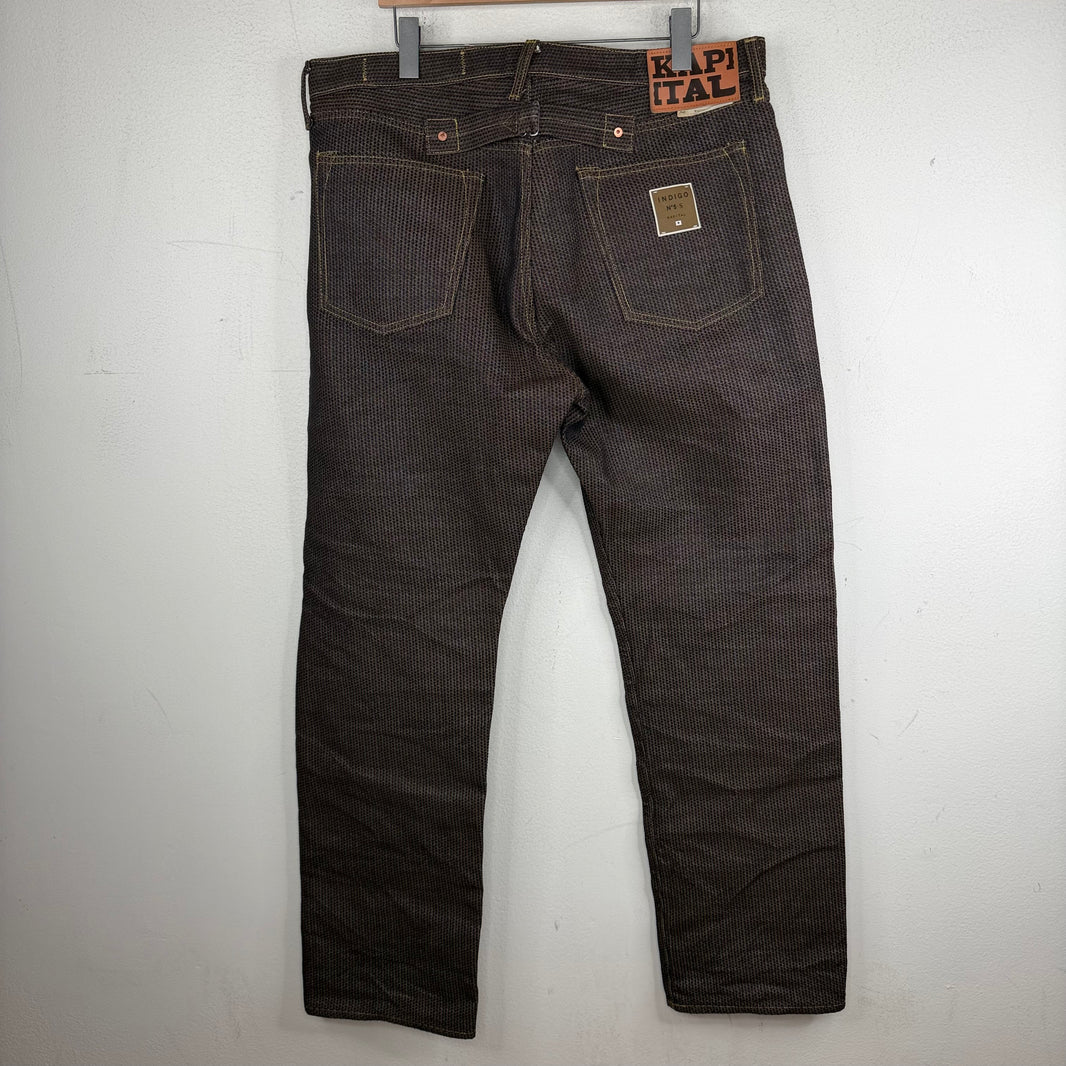 Kapital Brown Century Denim Jeans