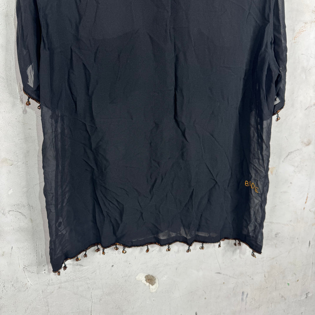 Bode Silk Tastle Sequined Shirt