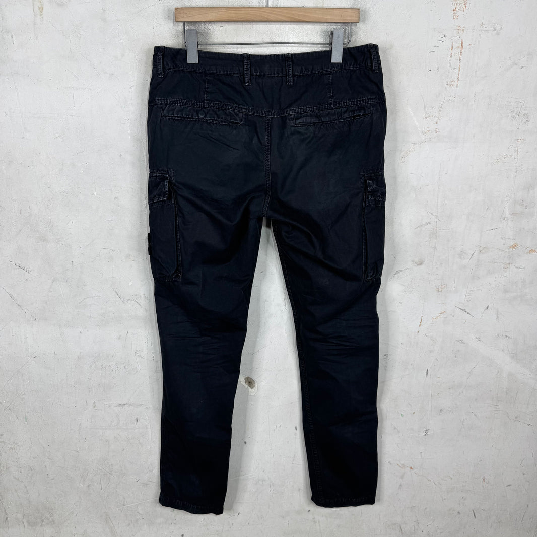 Stone Island Faded Black Cargo Pants