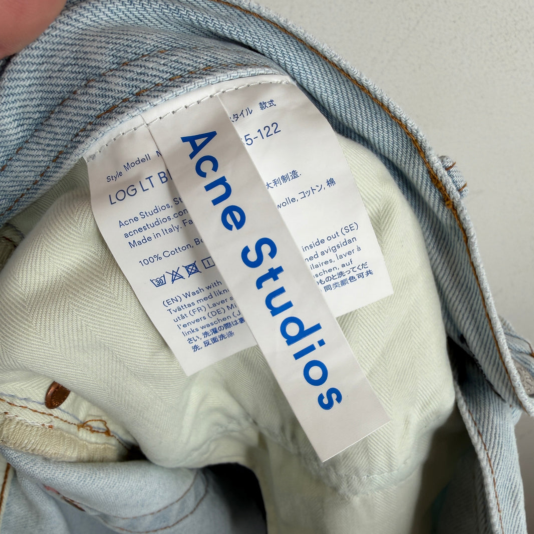 Acne Studios Log LT Blue Jeans