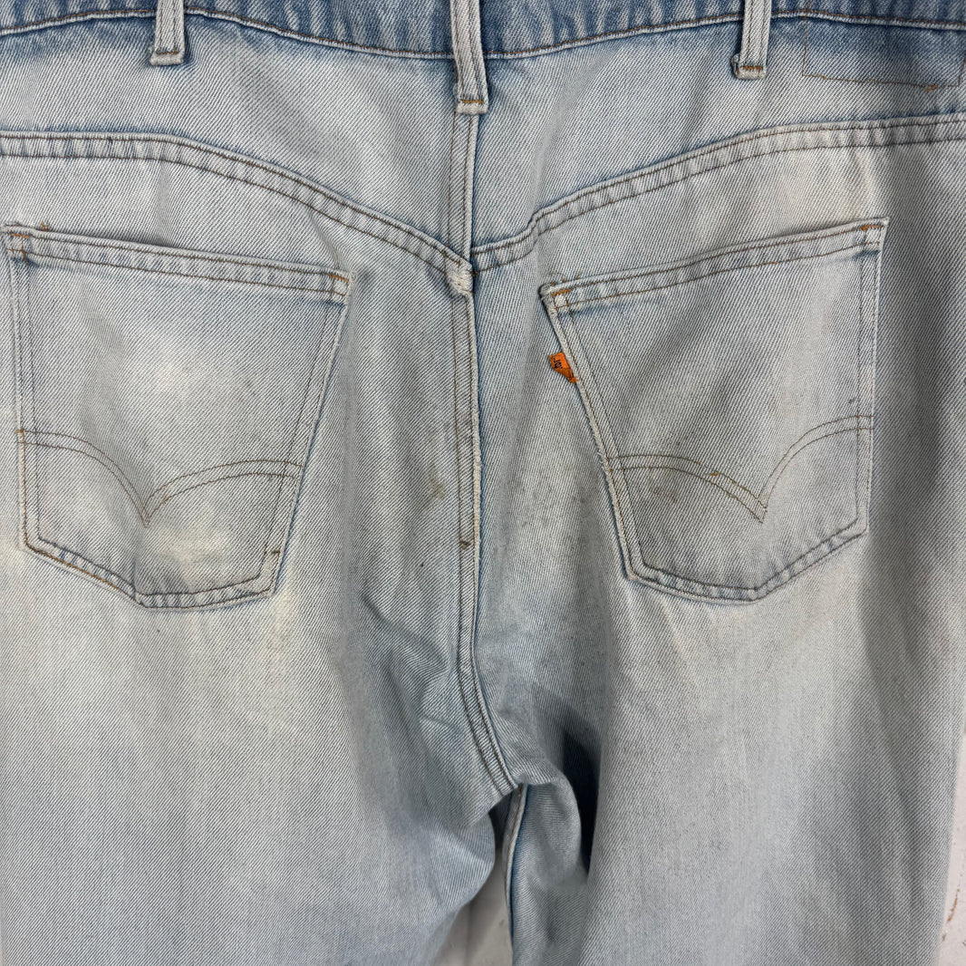 Vintage Levi’s Orange Tab Wide Distressed Jeans
