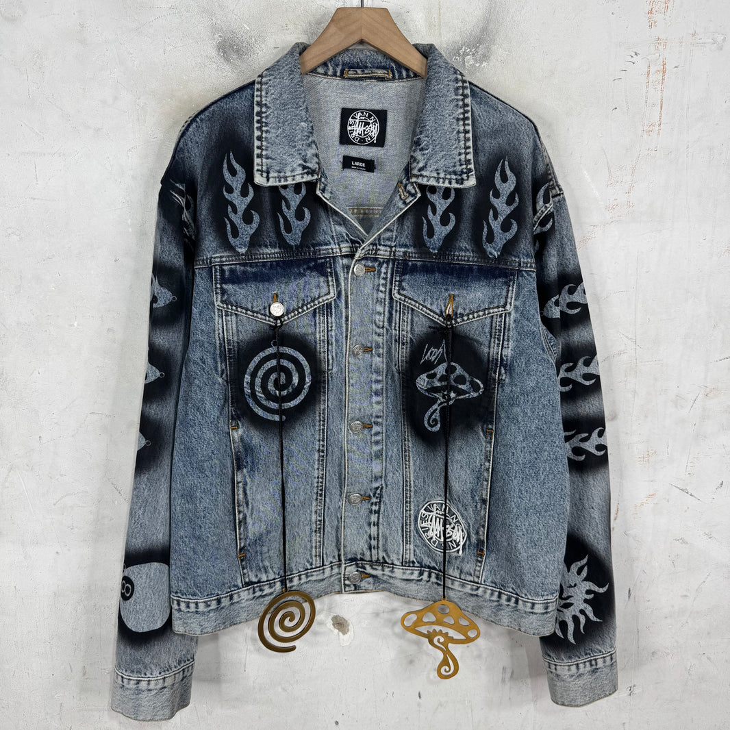 Stussy x Dries Van Noten Stencil Denim Jacket