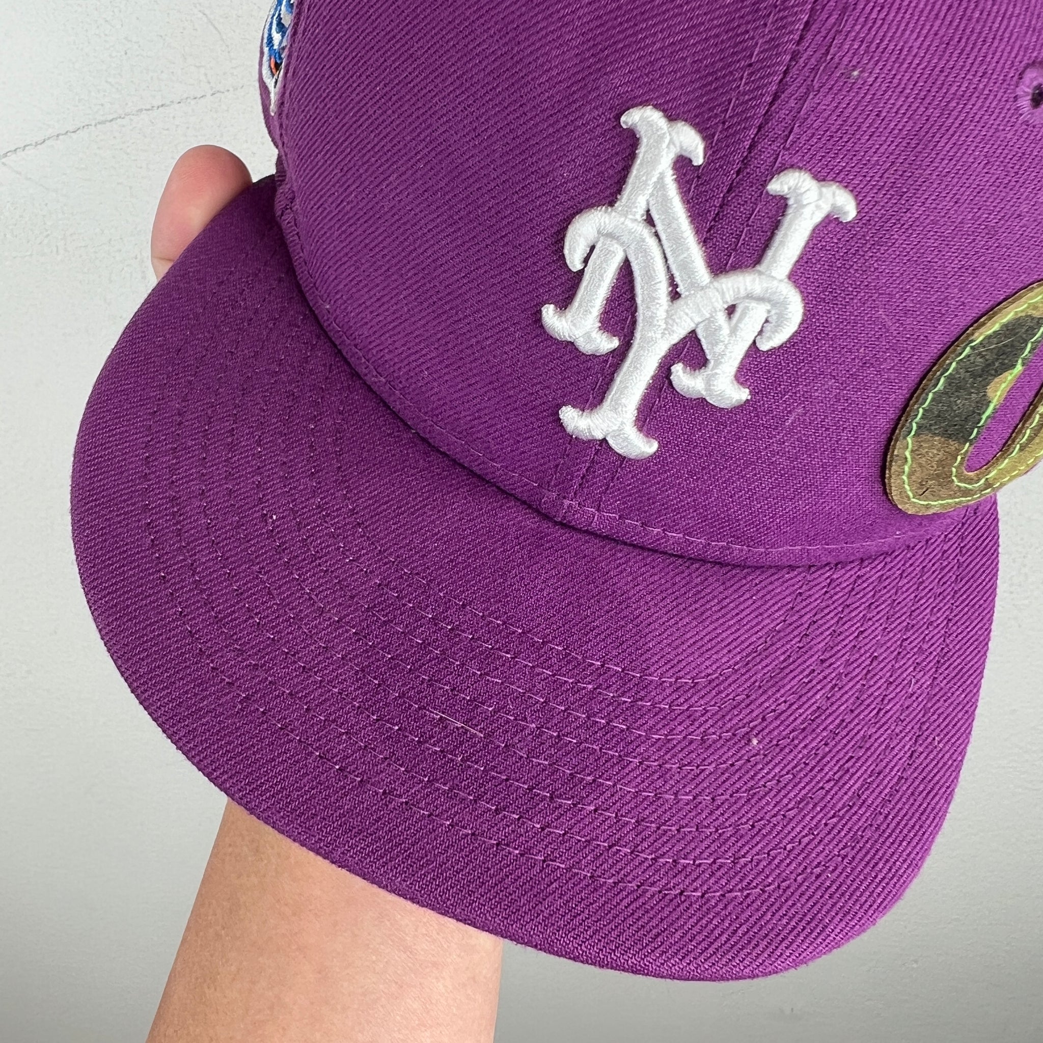 Gallery Dept NY Subway Series G Patch Purple Fitted Hat