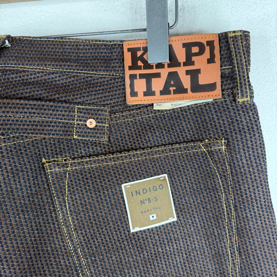 Kapital Brown Century Denim Jeans