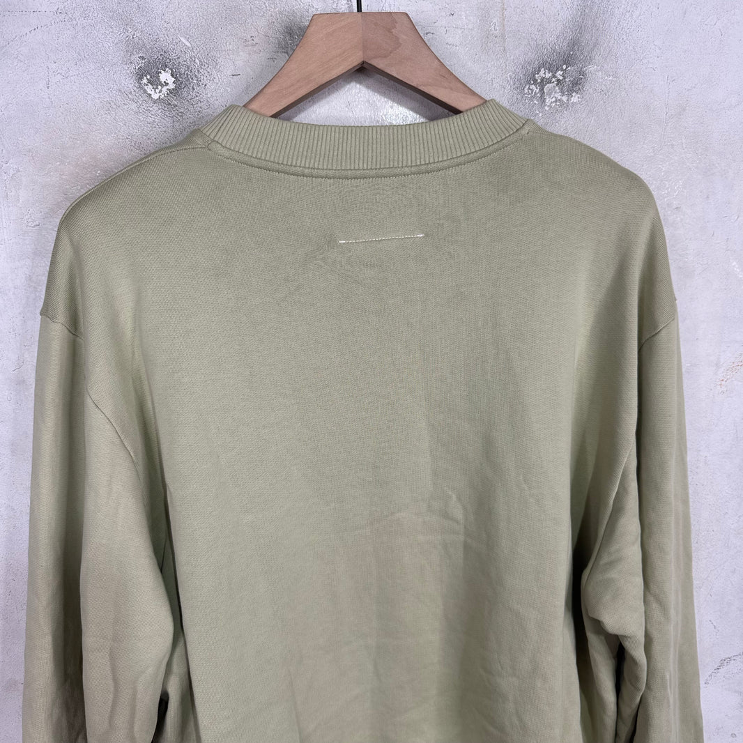 Margiela MM6 Tan Numbers Crewneck
