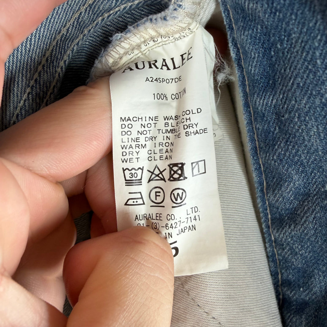 Auralee Light Selvedge Jeans