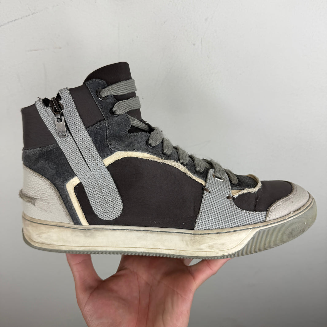 Lanvin Zipper High Top Sneaker
