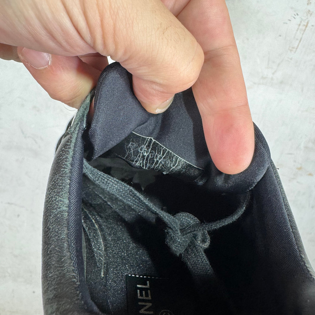 Chanel Black Suede/ Leather Runners