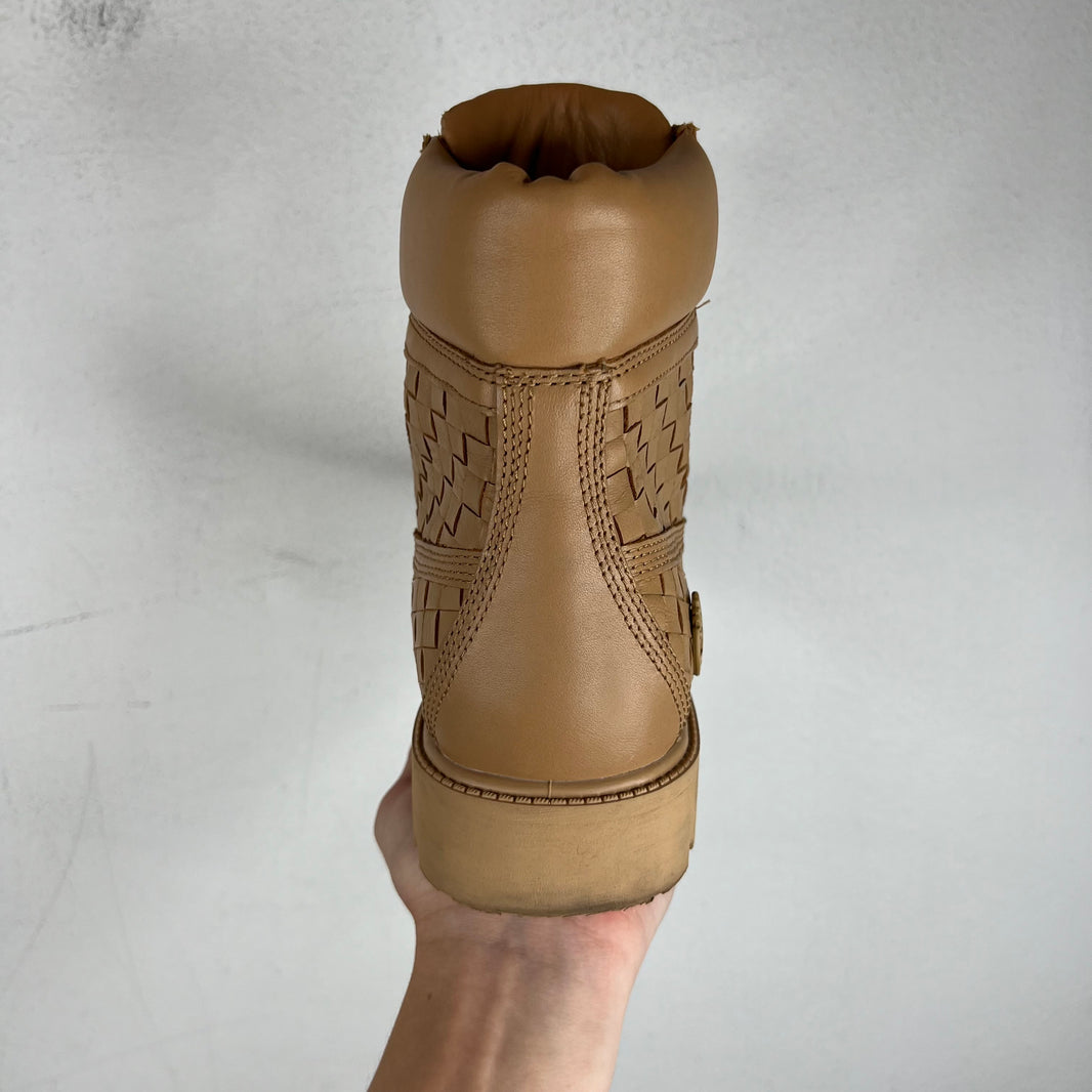 Timberland Beige Premium Quilted 6 Inch Boots