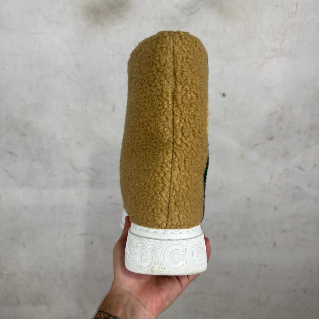Gucci Auckland Interlock Faux Shearling Boot
