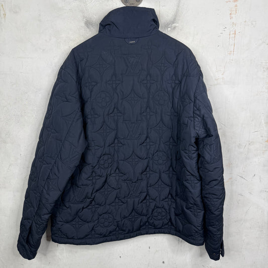 Louis Vuitton Nylon Monogram Embossed Jacket