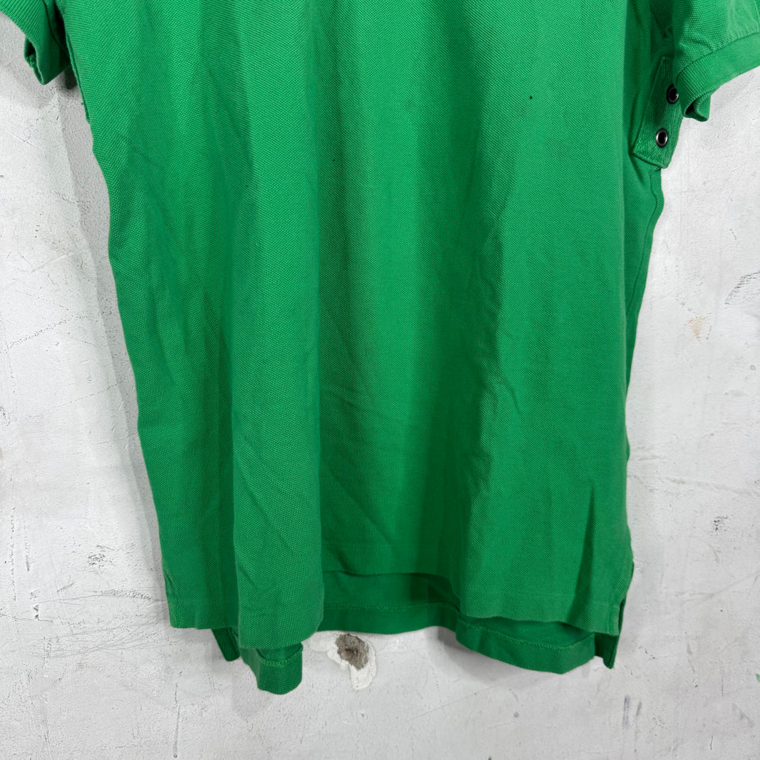Ralph Lauren Green Navy Multi Horse Polo