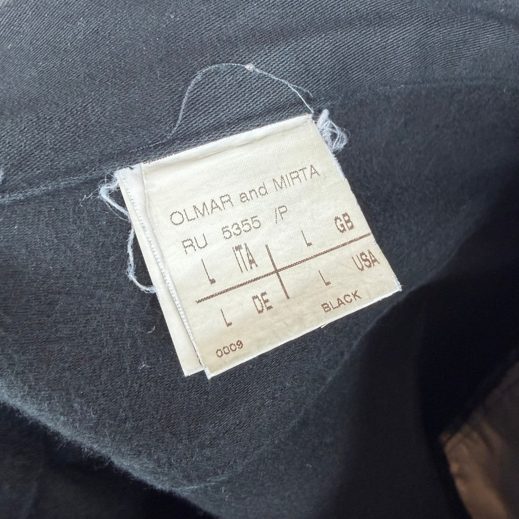 Rick Owens Moleskin Leather Back Pants