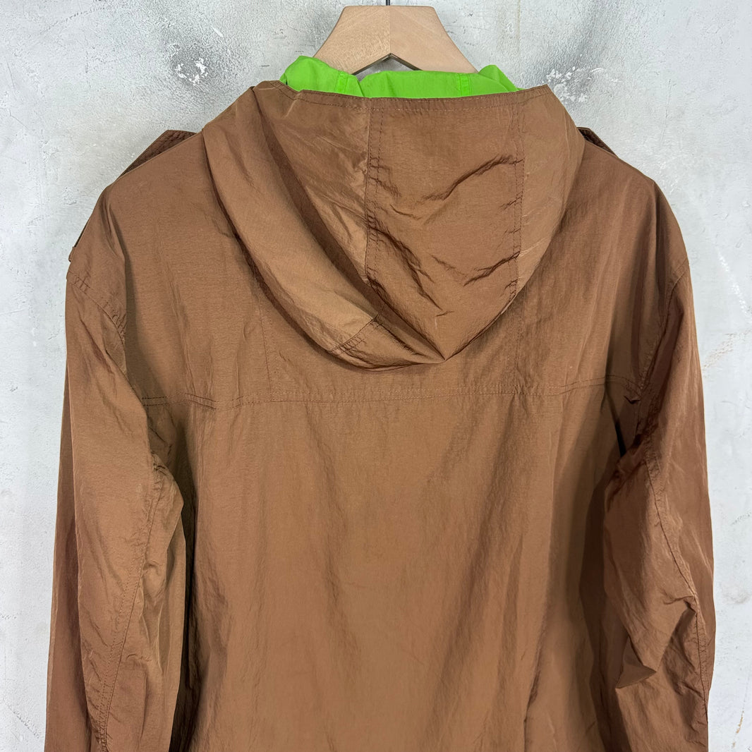 Dior Brown/Green Anorak Windbreaker
