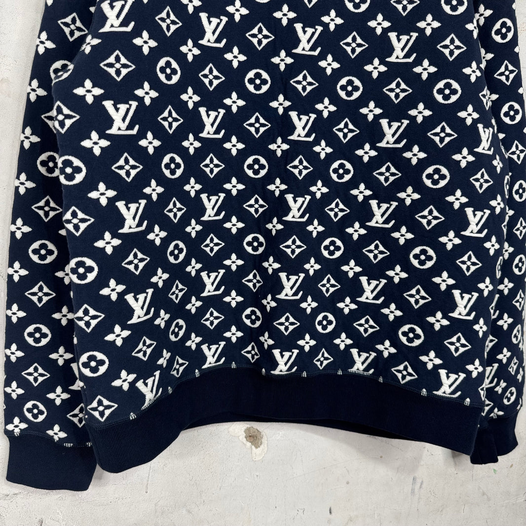 Louis Vuitton Navy Monogram Sweater