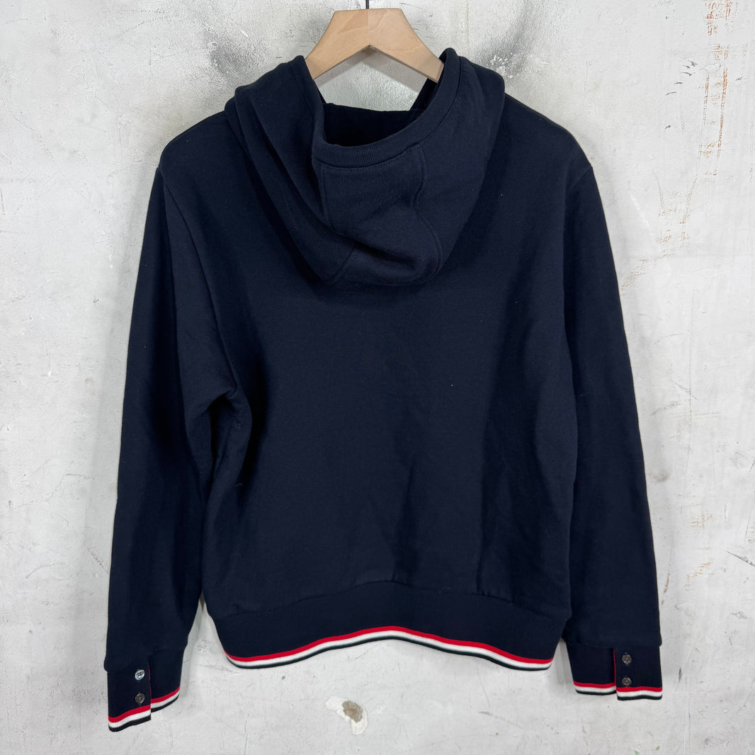 Thom Browne Navy Baseball Hoodie