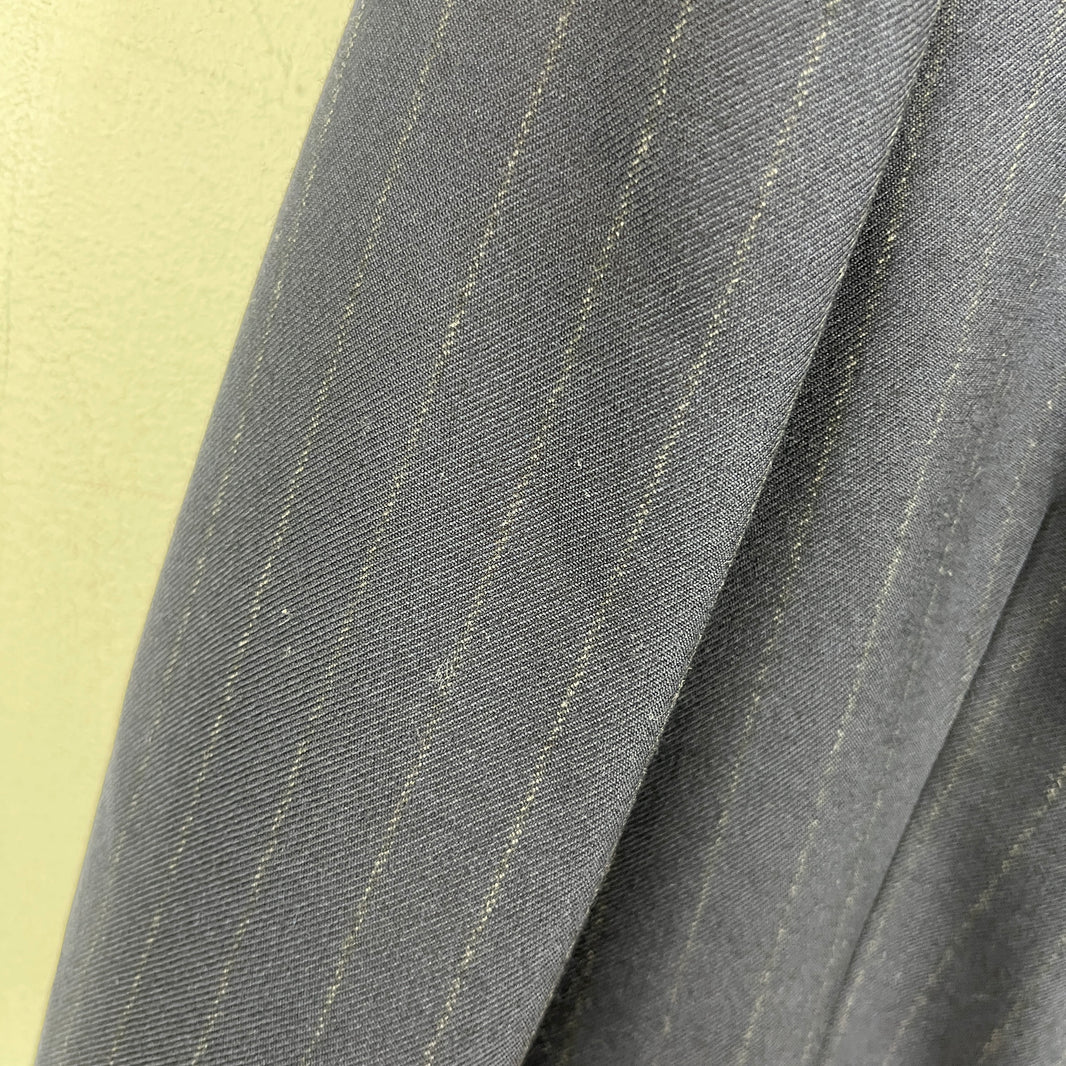 Dries Van Noten Striped Navy Suit Set
