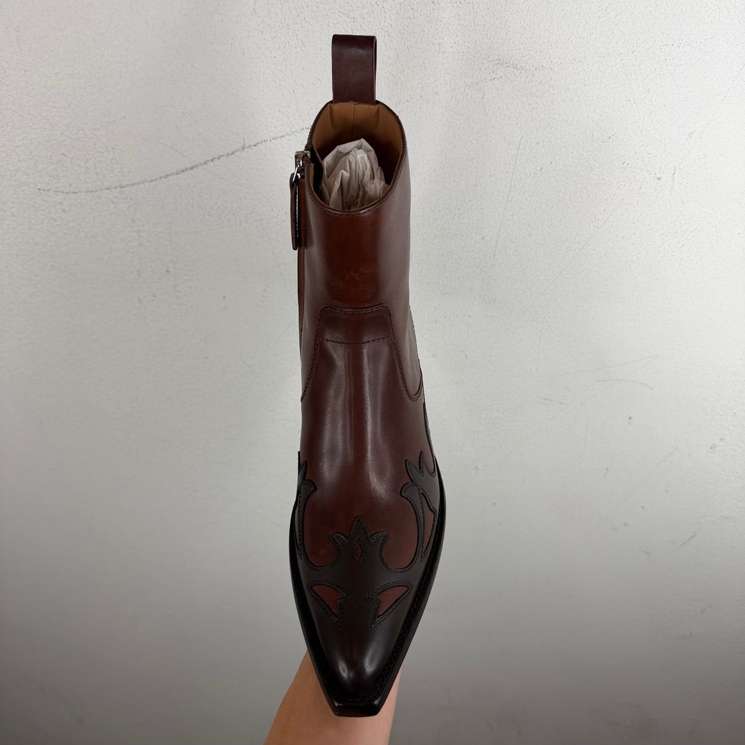 Margiela Heel-less Western Flame Boots