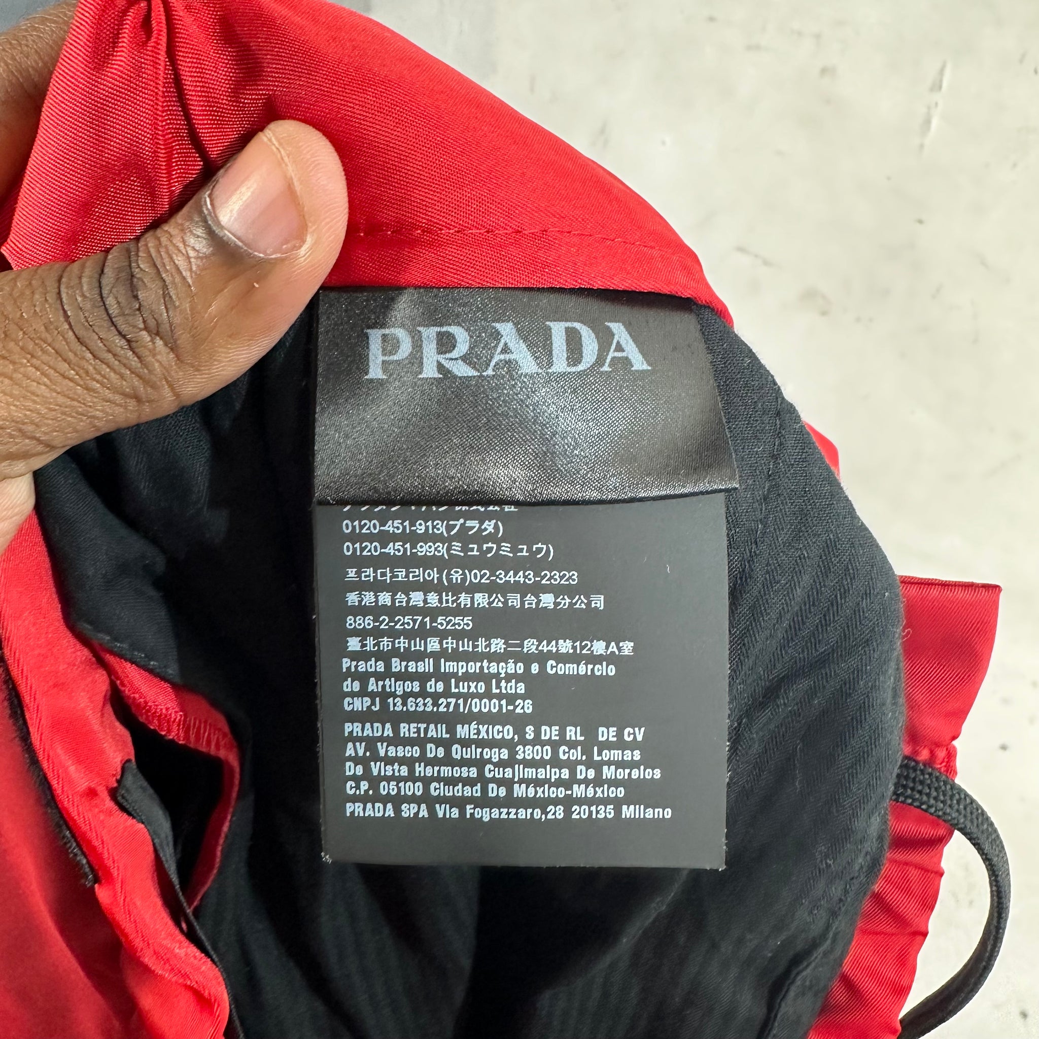 Prada Gabardine Nylon Pants