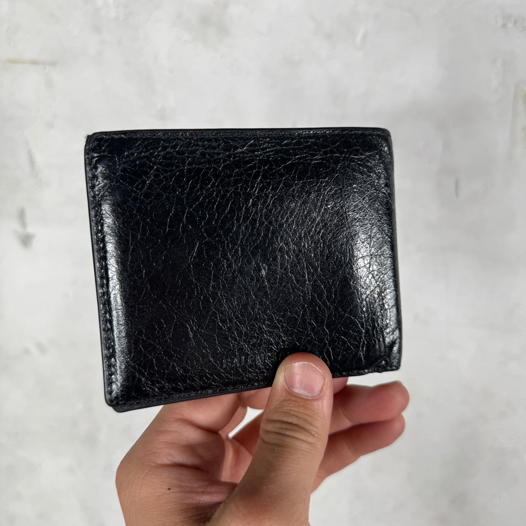Balenciaga Cagole Leather Bifold Wallet