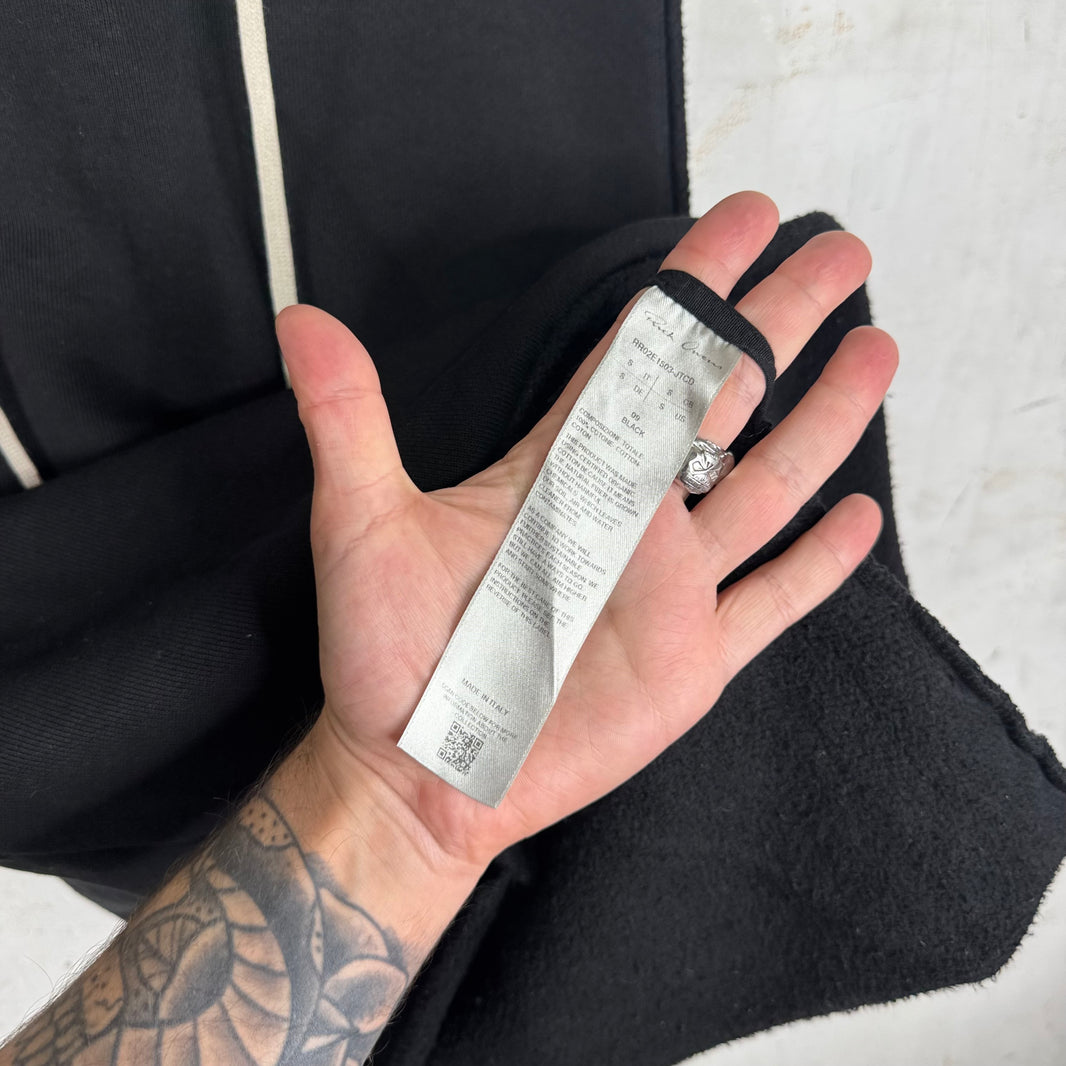 Rick Owens Black Sleeveless Hoodie