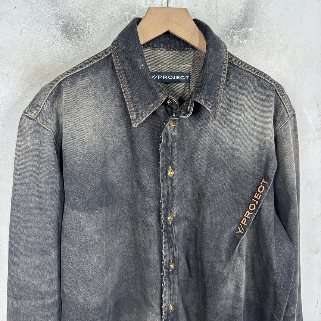 YProject Denim Charcoal Shirt