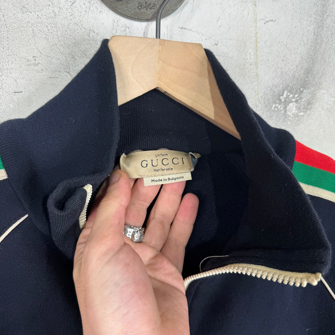 Gucci Uniformes Striped Shoulder Track Jacket
