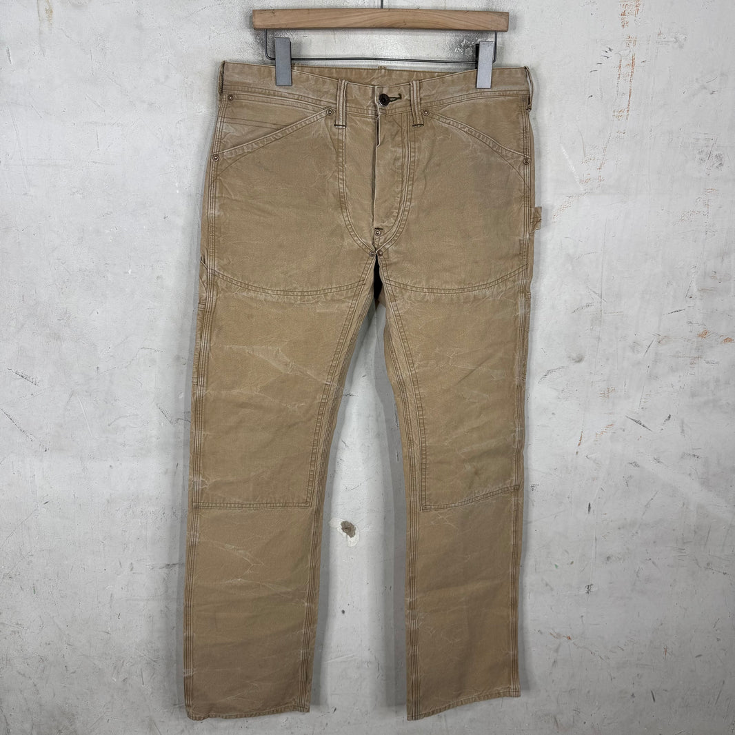 RRL Whiskered Khaki Carpenter Pants