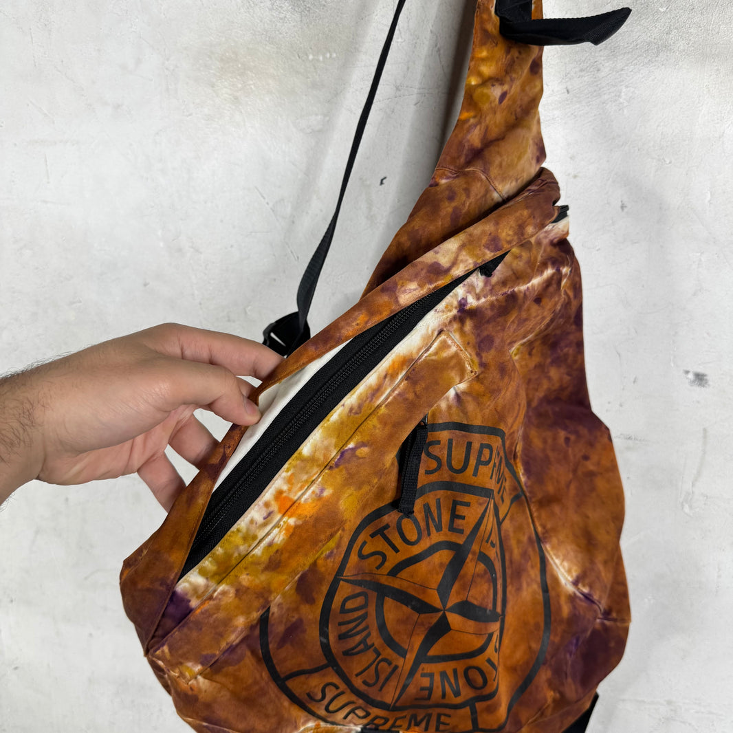 Supreme x Stone Island Dyed Sling Bag