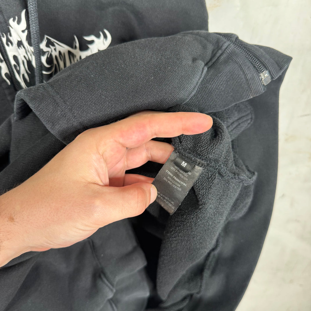 Vetements TFD Oversized Zip Up Hoodie