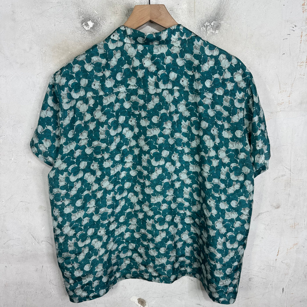 Bode Silk Fruit Print Shirt