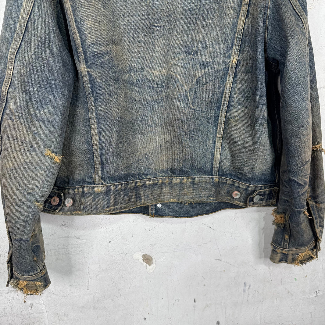 ERD Type II Distressed Denim Jacket