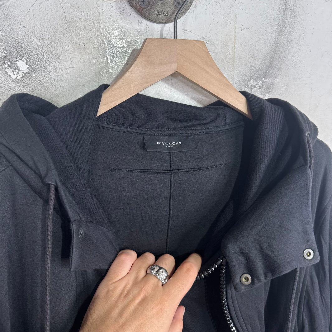 Givenchy Double Layered Zip Hoodie