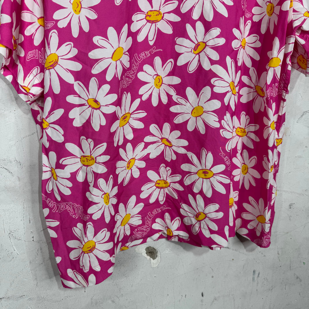 ERL Pink Daisy Rayon Shirt
