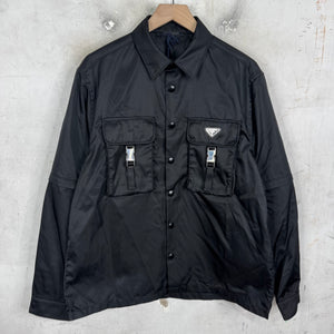 Prada ReNylon Convertible Buckle Cargo Shirt