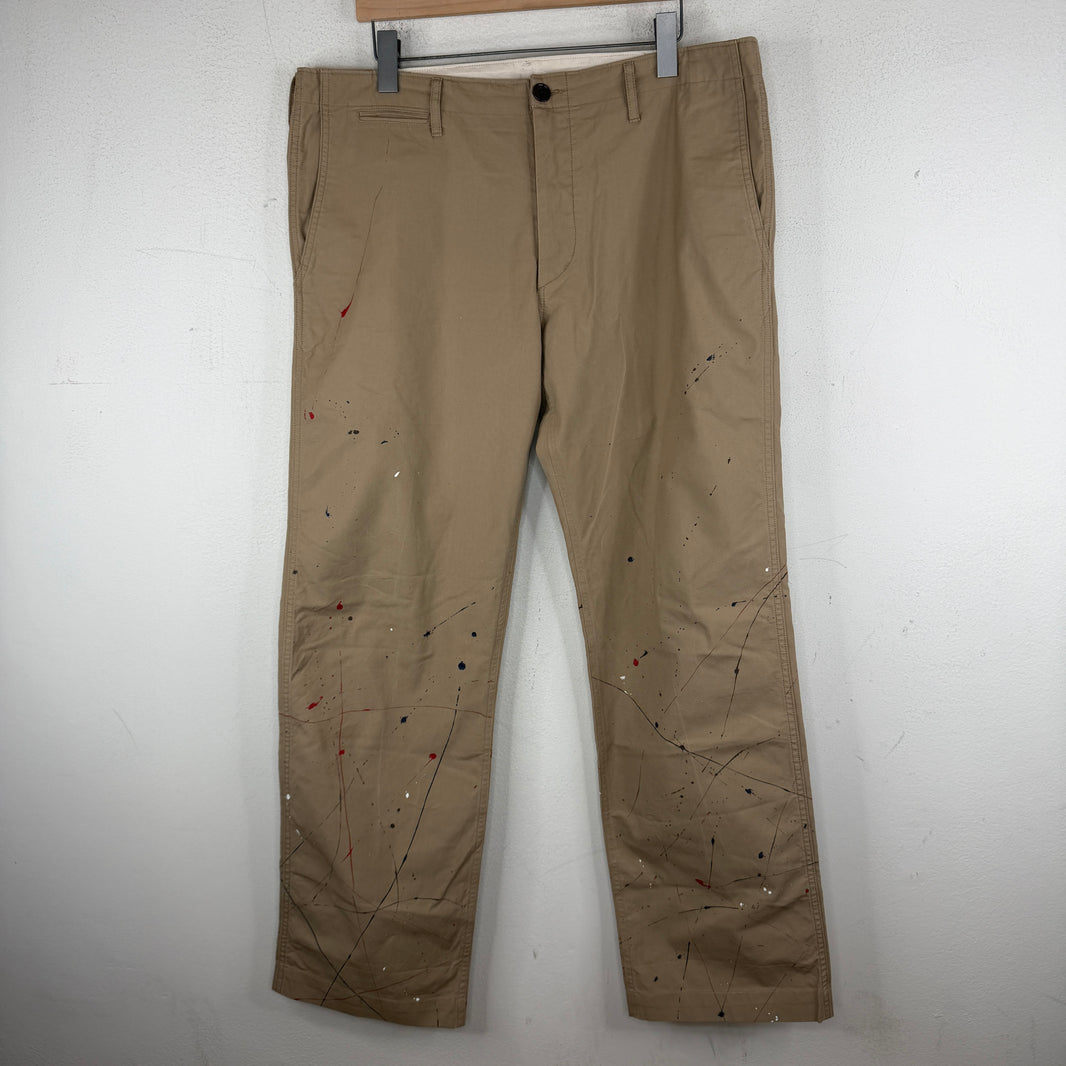 Visvim Painted Buckleback Trousers