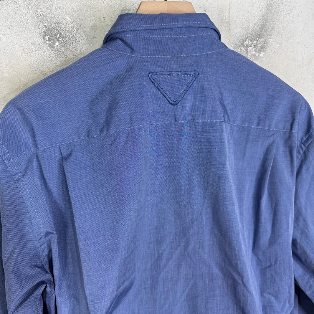Prada Runway Blue Wired Shirt