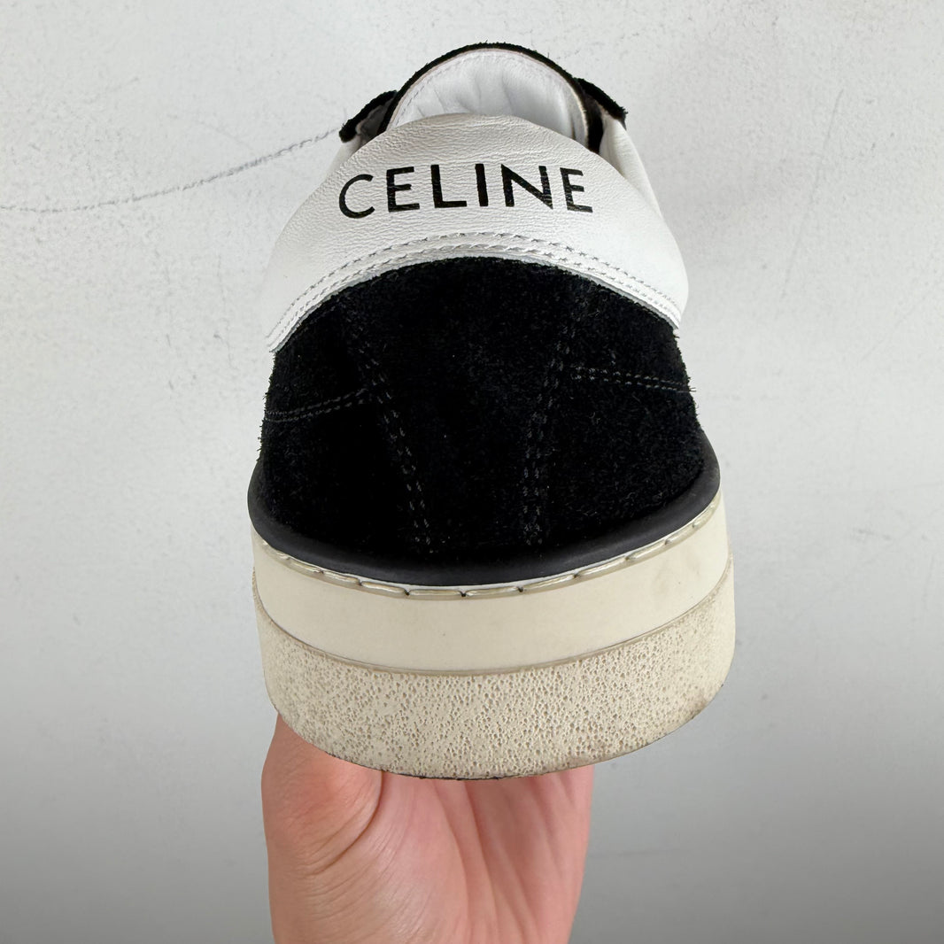 Celine Sunset Low Suede Sneakers