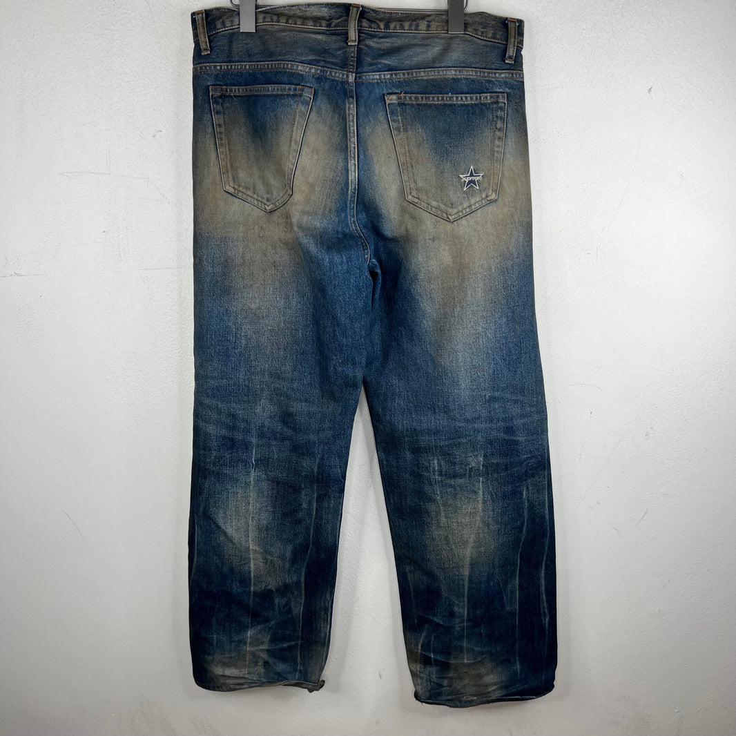 Supreme Mud Wash Selvedge Jeans